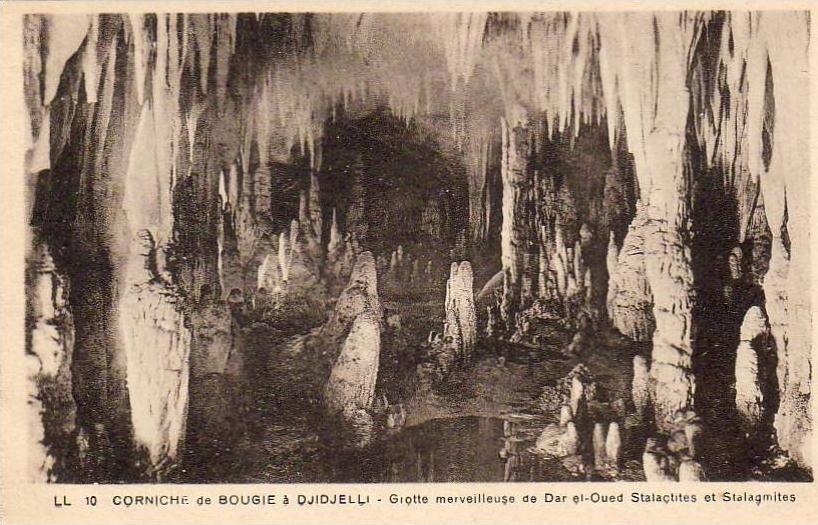 ALGERIE  BOUGIE  Grotte merveilleuses de Dar el-Oued  ..... ( Ref FA449 )