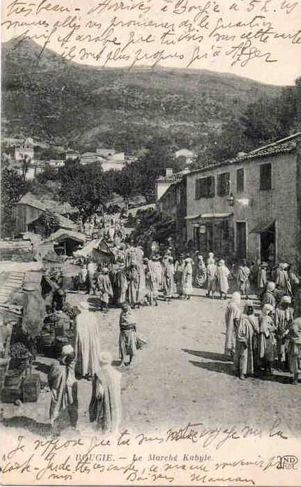 Bougie. Le Marché Kabyle.