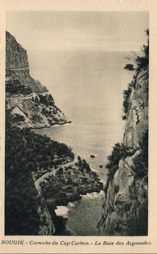 ALGERIE  BOUGIE  Corniche du Cap Carbon- la Baie des Aigouades  ...... ( Ref FA396 )
