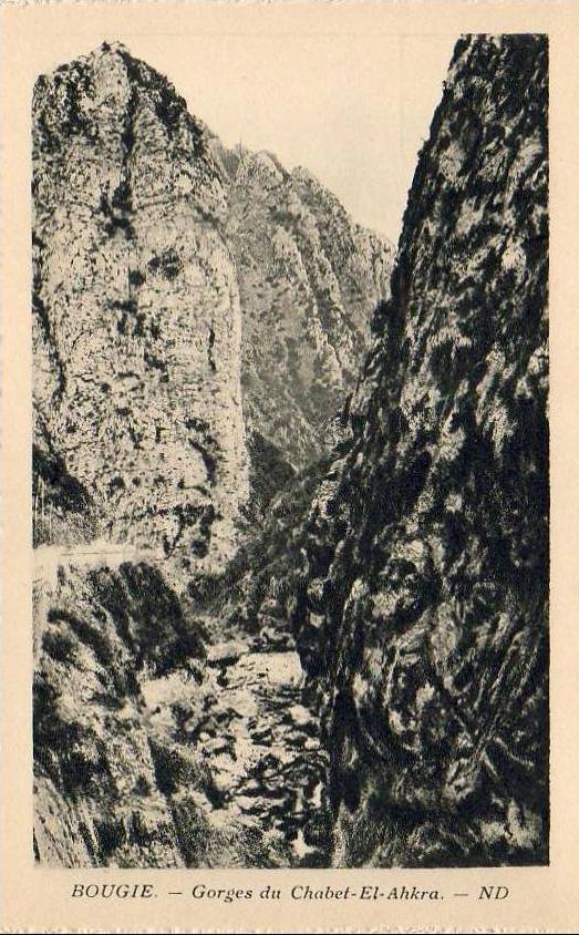 ALGERIE  BOUGIE  Gorges du Chabet-El-Ahkra  ...... ( Ref FA395 )