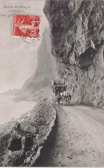 ROUTE DE BOUGIE A DJIDELLI 22  (DILIGENCE) 1911