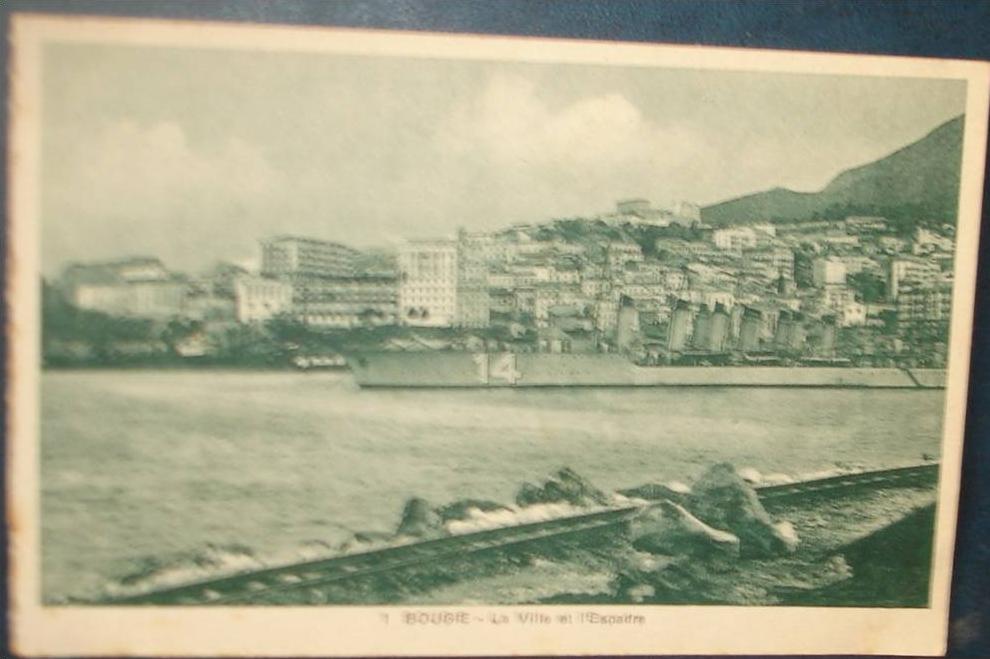 BOUGIE.La Ville et L'Escadre.Cpa (carnet),voyagé,be