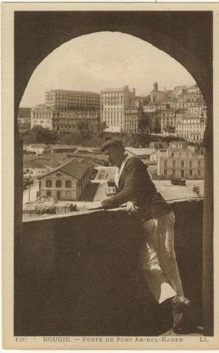(Algérie) Bougie 007, LL 126, Porte du Fort Abel Kader (marin) (vu sur 