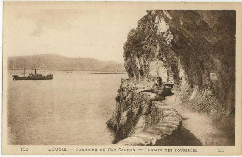 (Algérie) Bougie 004, Corniche du Cap Carbon, LL 158, Chemin des Touristes