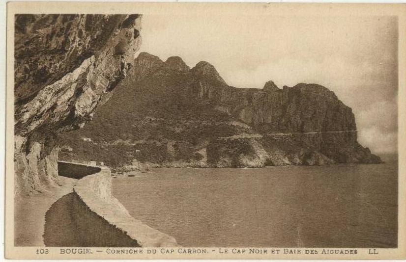 (Algérie) Bougie 002, Corniche du Cap Carbon, LL 103, Le Cap Noir et Baie des Aiguades