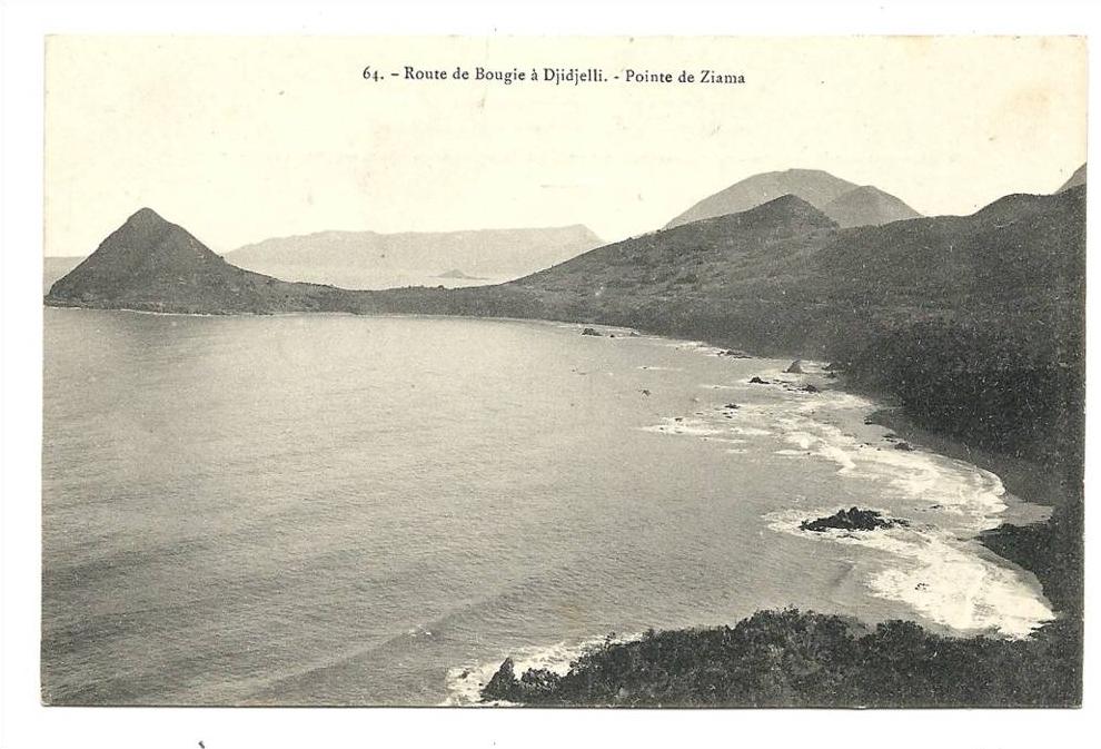 Bejaia ou Bougie  (Algérie)  Vue générale Pointe de Ziama en 1910.