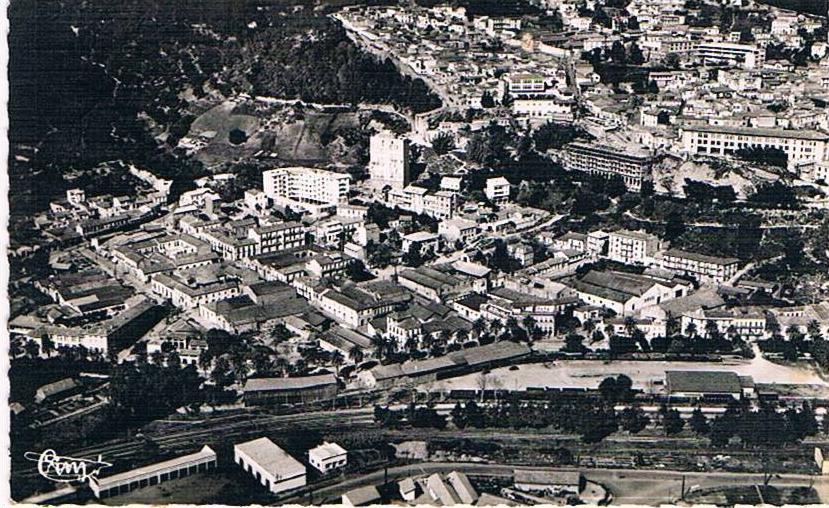 ALGERIE  BOUGIE , SETIF , vue aérienne