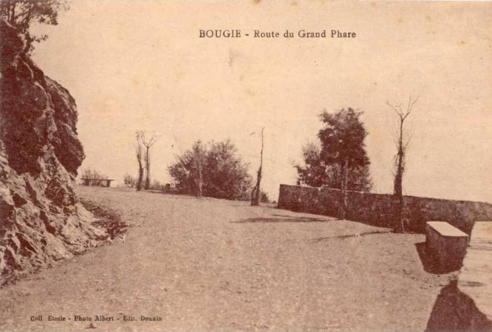 CPA - Bougie - Route du Grand Phare