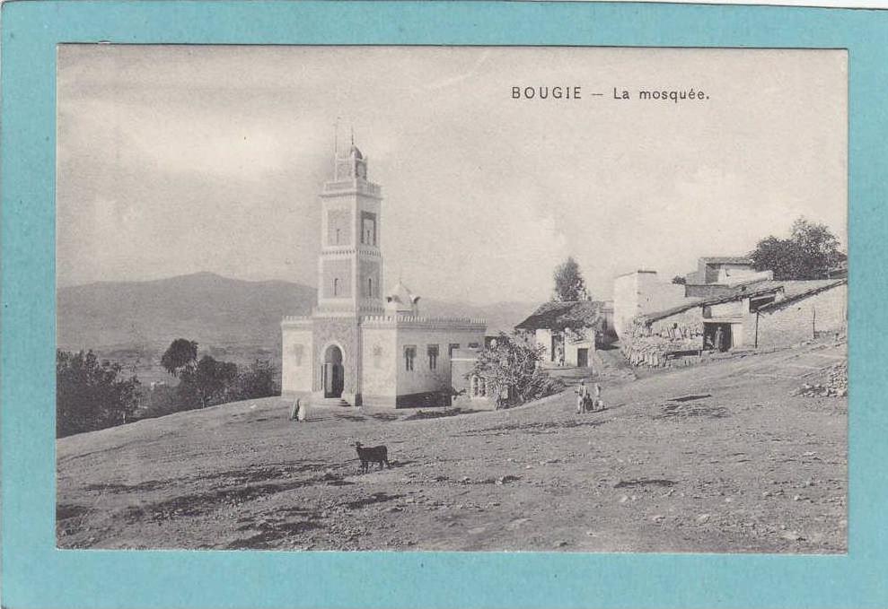 BOUGIE  -  La  mosquée .  - BELLE CARTE  ANIMEE -