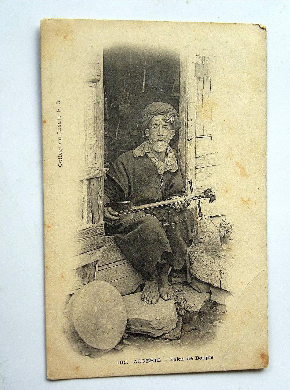 Carte postale ancienne  ALGERIE  Fakiir de BOUGIE