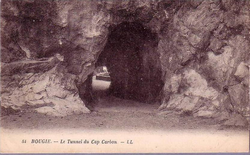 Algérie - Bougie - Le tunnel du Cap Carbon