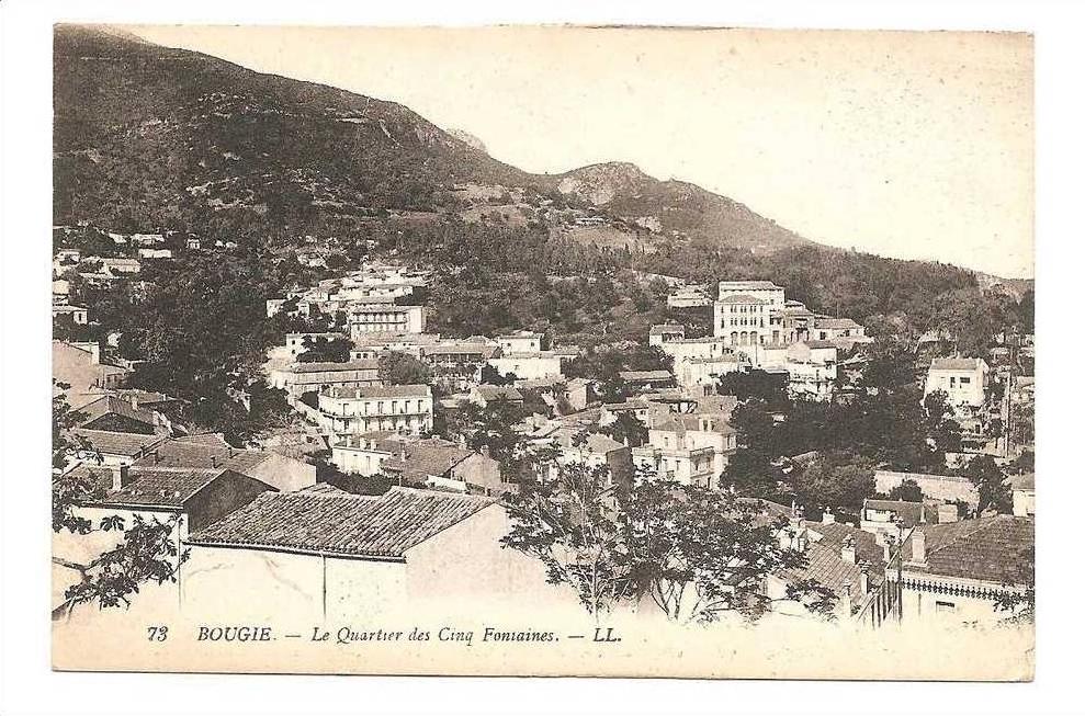 ALGERIE  Bougie Bejaia le quartier des cinq fontaines
