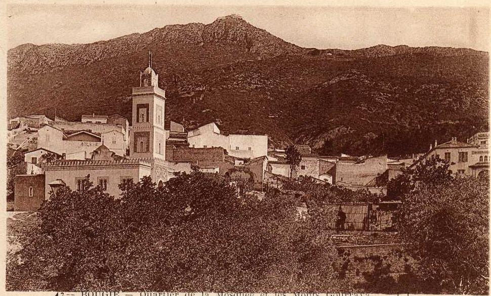 ALGERIE  Bougie    Quartier de la mosquee et les Moms Gourraya   LL