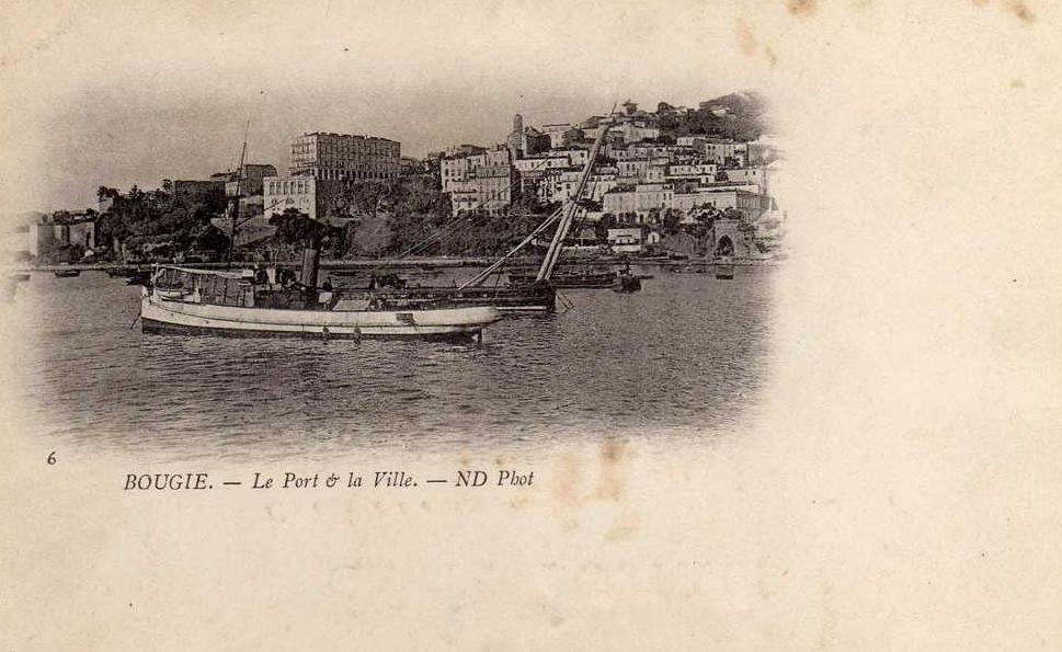 ALGERIE  BOUGIE    Le por & la Ville . - ND Phot