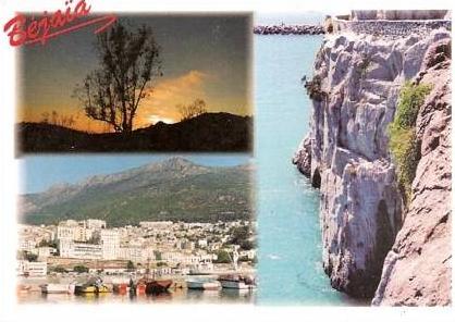 Béjaïa - Pic des singes, corniche, vue générale