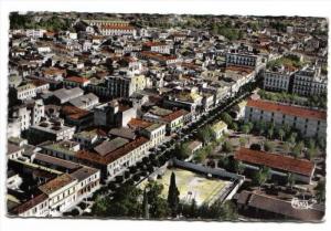 Blida, le boulevard Trumelet, vue aérienne, 1960, C.I.M. 54 A