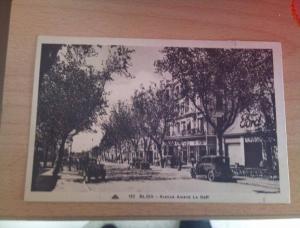 AK/PC/CPA/BLIDA/AVENUE AMAND LE GOLF/POMPE A ESSENCE