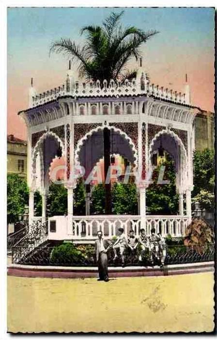 CPA Blida Le Kiosque de la Place d'Armes