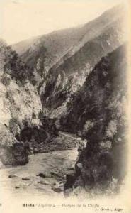 CPA ALGERIE - BLIDA - GORGES DE LA CHIFFA
