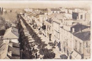 cpa  Réf-JP-T238 (  Algérie )  à  BLIDA       le Boulevard  Trumelet  avec toutes ces VOITURES de l'époque