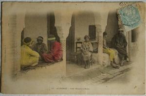 CPA Café Maure à Blida