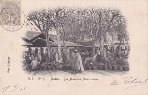 CPA ALGERIE - Blida - Le marché européen