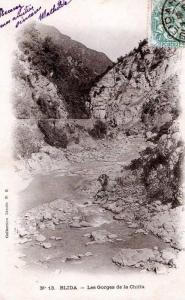 CPA ALGERIE BLIDA N°13 LES GORGES DE LA CHIFFA PRECURSEUR COLL. IDEALE P.S.