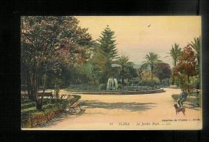 CPA Algérie - BLIDA Le Jardin Bizot LL