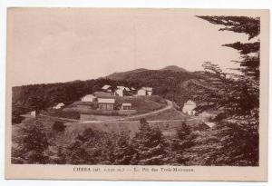 Cpa Algérie - ( Blida ) Chréa alt. 1550 m. - Le pic des 3 moineaux ( erreur légende ? 3 ou 4 moineaux ? )