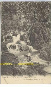 CPA  ALGERIE  environs de BLIDA  les bords de la Chiffa le ruisseau des Singes