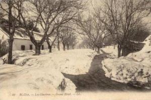 ALGERIE  -  BLIDA  -  Les Glacières  - Grand Hôtel