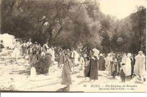 Blida - Fête Religieuse du Ramadan - Marabout Sidi-el-Kébir - belle animation