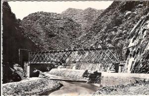 CPSM PM Algérie Blida Gorges de la chiffa pont du Chemin de Fer
