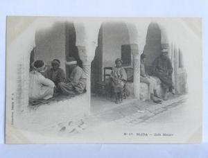 CPA   précurseur Algérie - 17 BLIDA - Café Maure