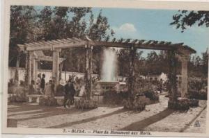 7  BLIDA  LA PLACE  DU MONUMENT AUX MORTS