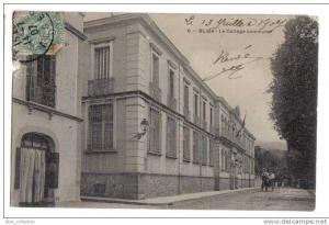 Blida - le collège communal - animée - 1907 - Bensimon n° 6 - manque