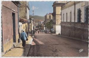 cpsm photo couleur Algerie Guelma Rue Saint Louis et le Tribunal