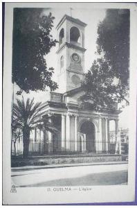 C. Postale  ALGERIE - GUELMA - L'église