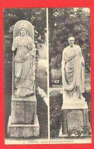 GUELMA cpa Statues Romaines dans le Square              55 Nataf
