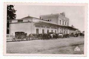 GUELMA - Algérie - La Gare et les Calèches  ...CPSM petit format