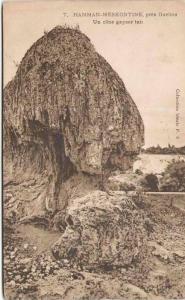 HAMMAN-MESKONTINE , prés Guelma - Un cône geyser tari