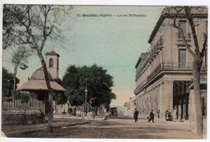 Guelma - La rue St Posedius -1914 - tampon de Jemmapes Constantine -