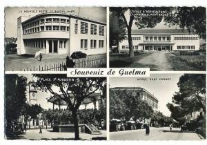 Algérie. Souvenir de Guelma. Ecole d'Agriculutre, Avenue Sadi Carnot, Place saint Augustin, Nouvelle poste