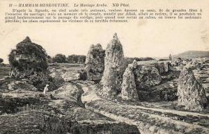 CPA - HAMMAM-MESKOUTINE - Le Mariage Arabe - légende liée au site