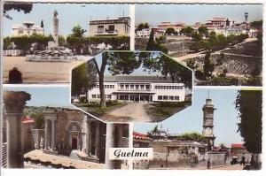 ref 07 CPSM Algérie Guelma Multivue Monument aux morts Ecole d'agriculture ...
