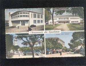 souvenir de guelma multivue édit.cap n° 1531  poste école ...belle cpsm