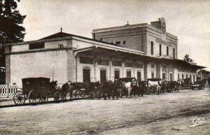 AFRIQUE. ALGERIE. GUELMA. Vue sur La Gare. Carte Dentelée.