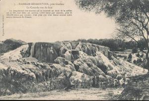 Algerie --- Hammam - Meskoutine , pres Guelma --- la Cascade vue de face