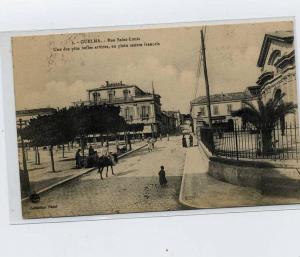 ALGERIE  GUELMA  Rue Saint-Louis  timbrée 1925