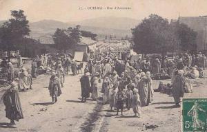 Guelma.- (Algérie) Rue d´ Announa   - (belle animation)